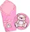 Baby Nellys Teddy Bear jersey zavinovačka s výztuží, růžová