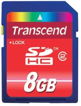 Paměťová karta Transcend SDHC 8GB Class 2 (TS8GUSDHC2)