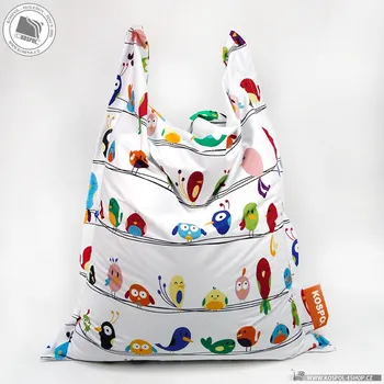 Sedací pytel SM-Kospol s.r.o. Sedací vak Ptáčci 130x170 cm