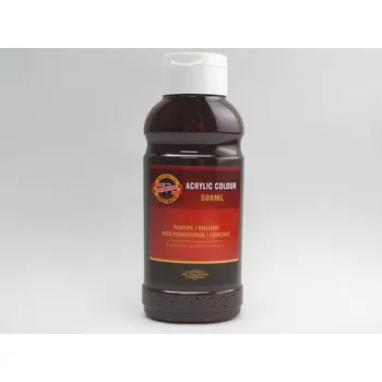 Výtvarná barva Koh-i-noor Barva akrylová 500ml hněď tmavá Koh-i-noor 1627/0610 226