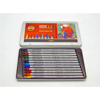 Kresba Koh-i-noor Progresso Pastelky Koh-i-noor 8782 12 pastelek PROGRESSO v laku akvarelové 7050