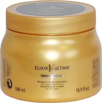 Vlasová regenerace Kérastase Elixir Ultime Beautyfying Oil olejová maska na vlasy 500 ml