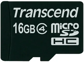 Paměťová karta Transcend microSDHC 16 GB Class 4 (TS16GUSDC4)