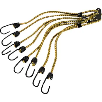 Gumicuk pavouk 8-mi ramenný průměr 8 mm délka 40 cm ocelové háčky potažené plastem