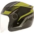 Helma na motorku Cassida Reflex černá/žlutá