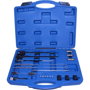 Sada nářadí Sada fréz a kartáčů pro čištění šachet vstřikovačů (Sada slouží k čištění a frézování sedel vstřikovacích trysek.)