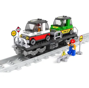 ostatní stavebnice Recenze Ausini vagon s auty 186 dílů