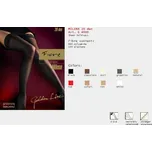 FIORE 4000 MILENA dámské samodržící punčochy Barva: smetanová, Velikost: S