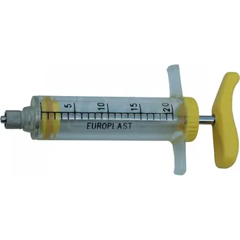 Stříkačka nylon LL 10ml s plastovou rukojetí