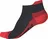 Sensor Coolmax Invisible ponožky černé/červené, L