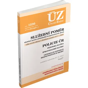 ÚZ 1230: Služební poměr příslušníků bezpečnostních sborů