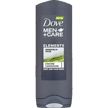 Koupelová kosmetika Dove Sprchový gel na tělo a tvář Elements Men+Care