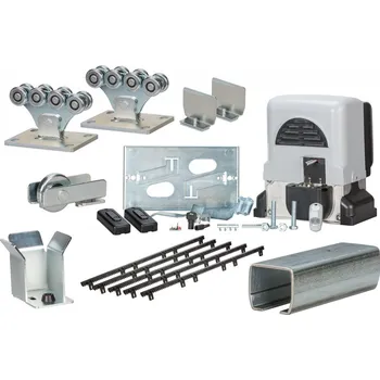 Pohon brány KIT POSUV 4 SZ - Sada pro posuvnou bránu do 4 m a 325 kg s pozinkovanou šínou 6m