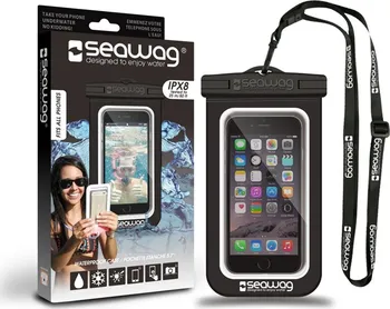 Pouzdro na mobilní telefon Seawag Voděodolné pro telefon 5.7” Černá/Bílá