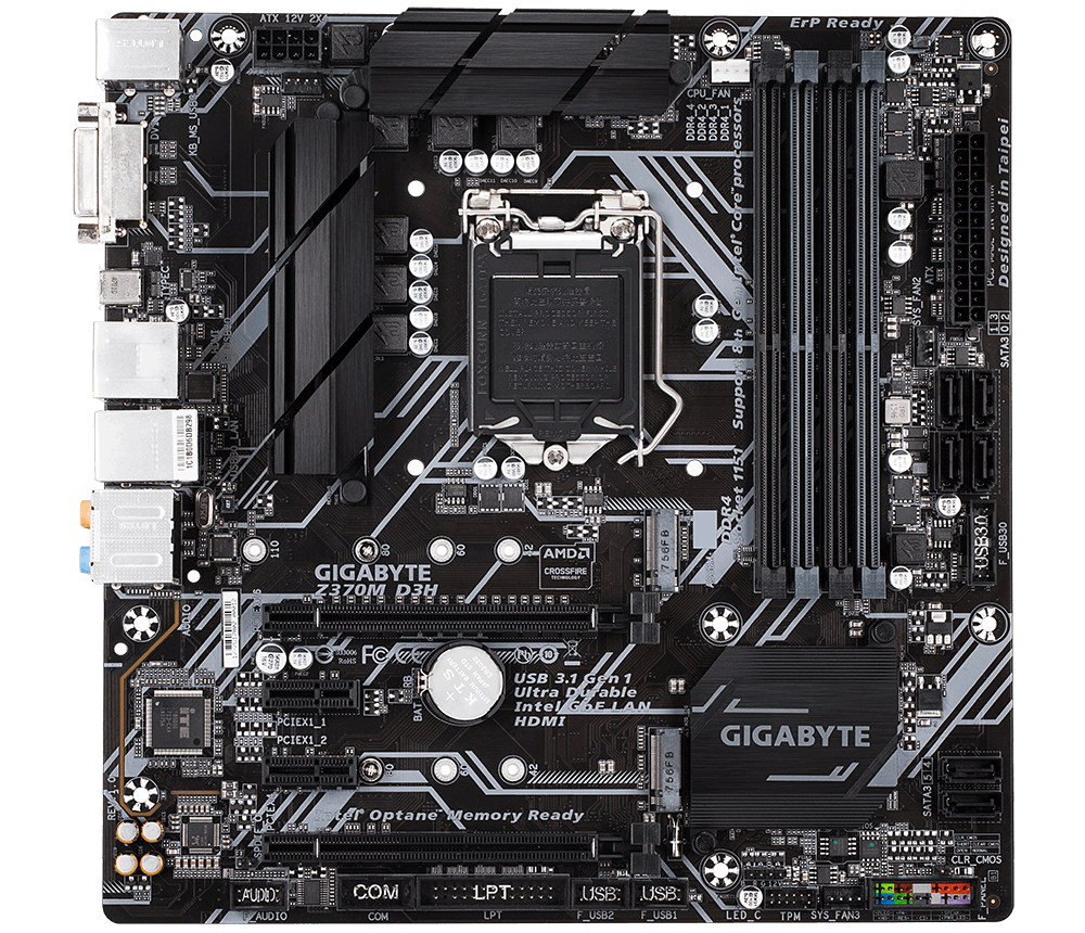 Материнская плата gigabyte z370m ds3h совместимость