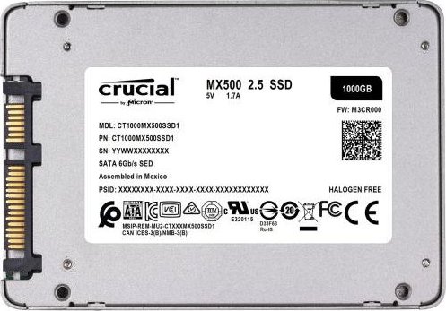 Crucial MX500 1 TB (CT1000MX500SSD1) od 1 429 Kč - Zbozi.cz