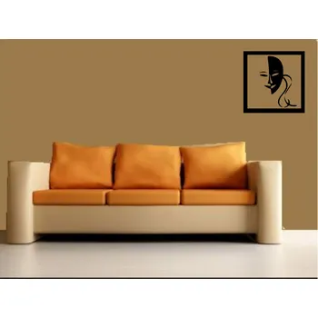 samolepka Merci-shop.Samolepka na zeď Maska úsměv (30 x 30 cm)