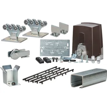 Pohon brány KIT POSUV 2 SZ - Sada pro posuvnou bránu do 4 m a 300 kg s pozinkovanou šínou 6m