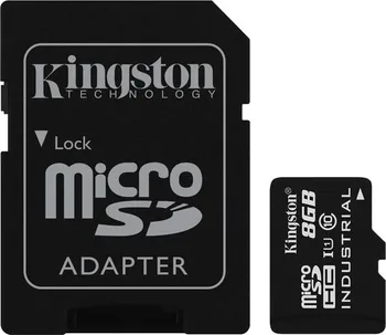 Paměťová karta Kingston Micro SDHC 8 GB Class 10 UHS-I  + SD adaptér (SDCIT/8GB)