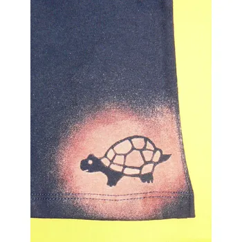 Pletex, ČR Leginy do zvonu Barva: tmavěmodrá, Velikost: 74, Varianta: Motiv želva