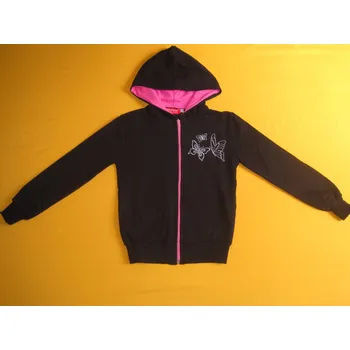 Dívčí mikina Soňa Zemanová, ČR Mikina Motýlci Barva: černá, Velikost: 128