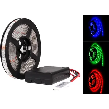 LED osvětlení Light B3505 LED pásek na baterii RGB 0,5 metru (LED pásek RGB 0,5 metru napájení z baterie )