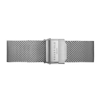 Řemínek na hodinky Rosefield Tribeca Mesh Silver Strap