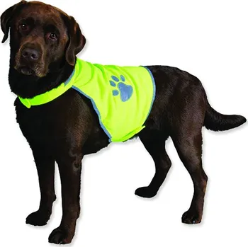 Obleček pro psa Trixie Reflexní vesta s tlapkou XL