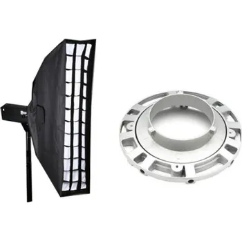 Fotoateliérová technika Strip softbox s voštinou, otočný 22x95cm Bowens (SB2295BGR)