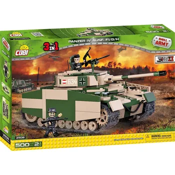 Stavebnice COBI COBI World War 2508 Panzer IV Ausf F1/G/H