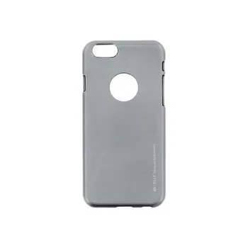 Pouzdro na mobilní telefon GOOSPERY Mercury i-Jelly TPU Case pro iPhone 6/6S šedé
