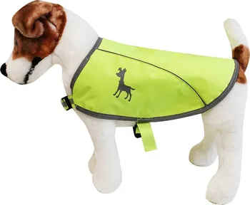 Obleček pro psa Alcott Vesta reflexní S neon zelená