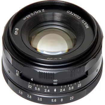 Objektiv Meike MK 50 mm f/2 pro Fuji X