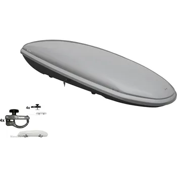 Střešní box Neumann Eldo NPB1614CCR stříbrný lesklý