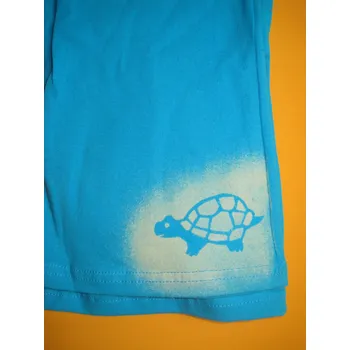 Dětská móda Pletex, ČR Leginy do zvonu Barva: tyrkysově modrá, Velikost: 110, Varianta: Motiv želva