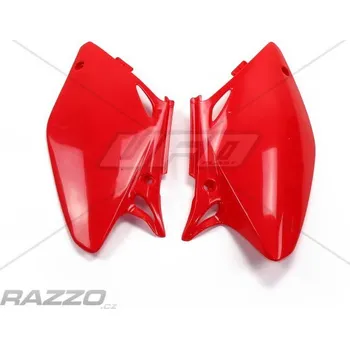 UFO boční tabulky Honda CRF450R 02-04 červené