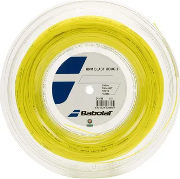 Struna na výplet tenisové rakety Tenisový výplet Babolat RPM Rough 200m, yellow - 1.25 mm BABOLAT - doprava zdarma