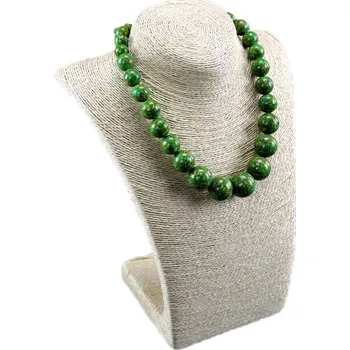 Šperkovnice Dekolt, stojánek, stojan na šperky provázkový 36cm bílý (A-14BIL)