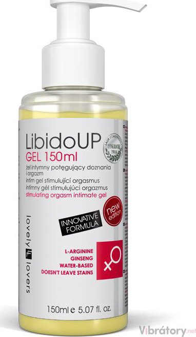 Lubrikační gel pro silnější prožitek při sexu Lovely Lovers LibidoUP, 150 ml