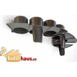 ALDOTRADE zahradní palisáda Happy obrubník lem trávníku 4m hnědá