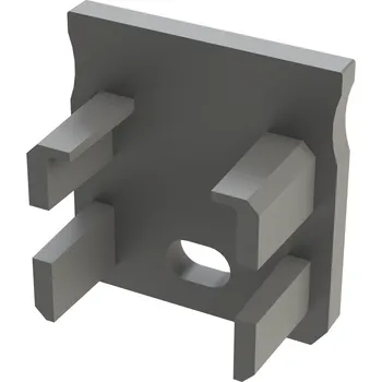 LED lišta LEDLabs Krytka koncová s otvorem pro profil LUMINES Y, šedá