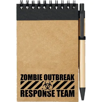 Sešit Poznámkový blok Zombie Outbreak Response Team