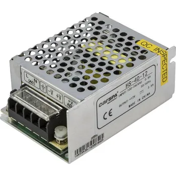 spínaný zdroj Carspa HS-40-12 průmyslový zdroj spínaný 12V 40W