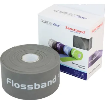 Sanctband Kompresní guma Flossband extra dlouhá 5 cm x 3,5 m Barva: šedá