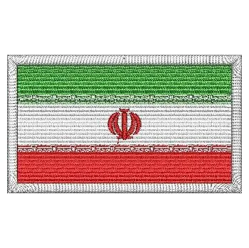 Nášivka Pelisport Nášivka Iránská vlajka 6 x 3,5 cm