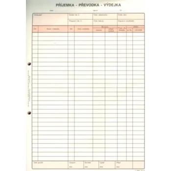 Tiskopis Příjemka převodka výdejka A4 1075