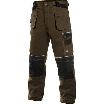 montérky CXS Orion Teodor kalhoty hnědé/černé