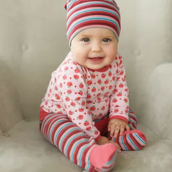 Kojenecký body holčičí bodýčko s jablíčky