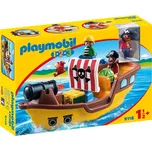 Playmobil 1.2.3 9118 Pirátská loď