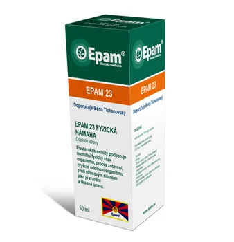 Přírodní produkt Epam 23 Fyzická námaha 50 ml